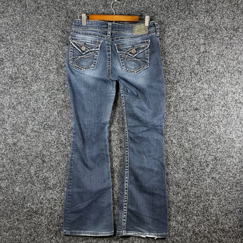 Silver Jeans Suki Surplus Dark Wash Bootcut Jeans W29 L32 L9906SAF446 - Picture 6 of 10
